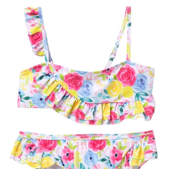 Juicy Couture Floral Ruffle 2-Piece Swimsuit - Picture 2 of 3